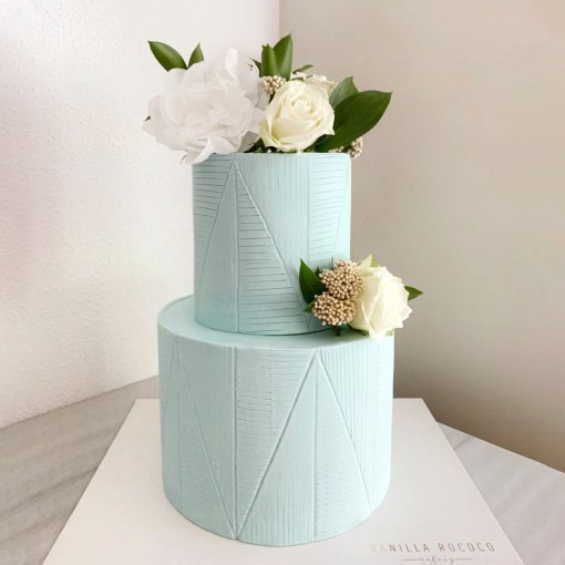 Something Blue Cake